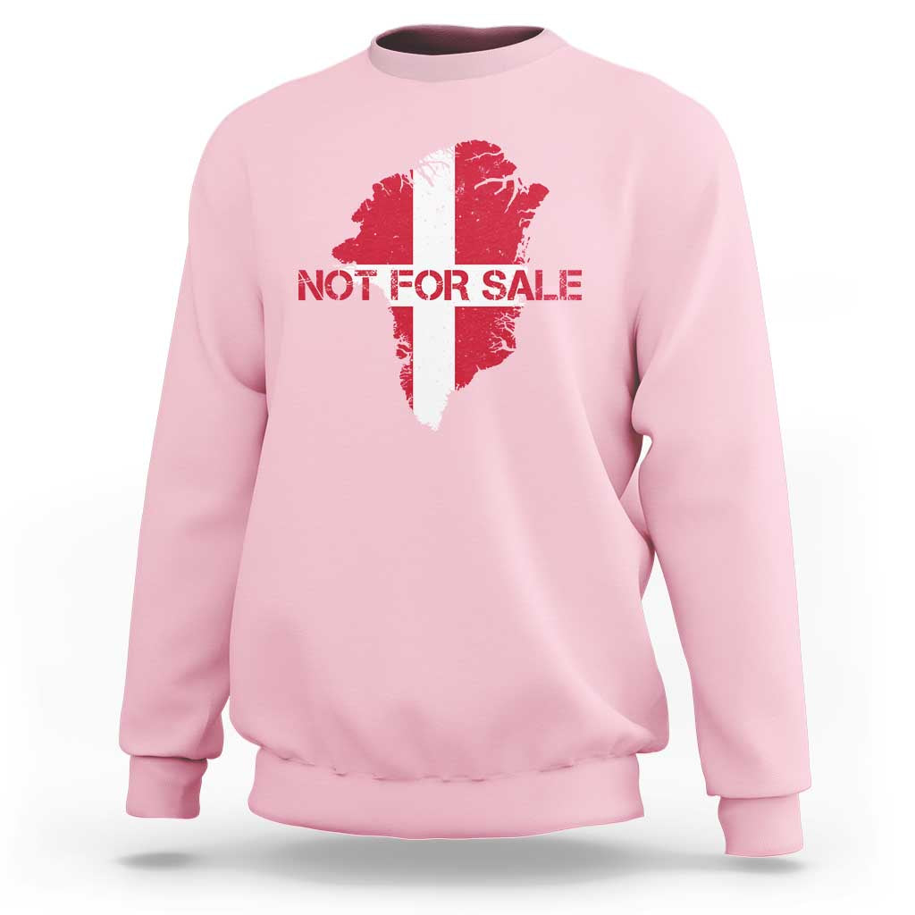 Denmark Stand With Greenland Not For Sale Sweatshirt Danish Flag Unity Support Protest