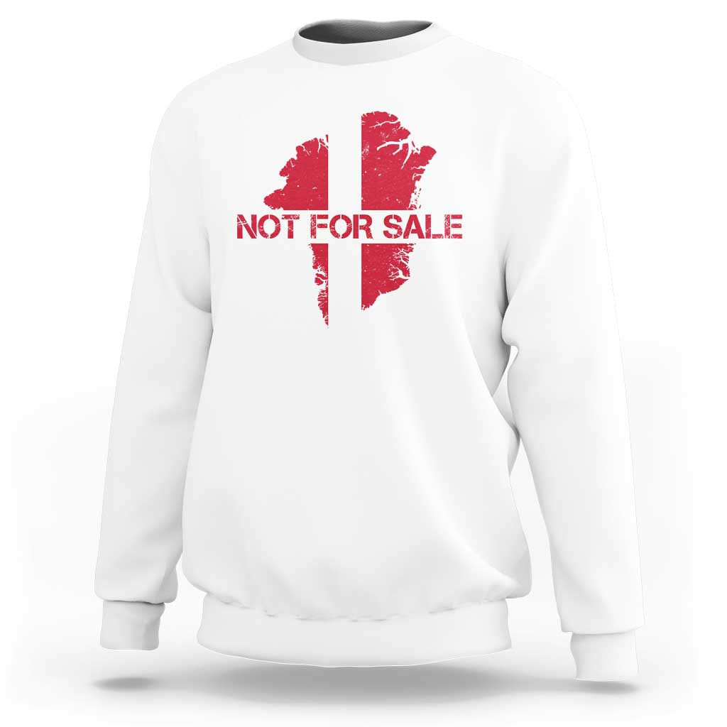 Denmark Stand With Greenland Not For Sale Sweatshirt Danish Flag Unity Support Protest