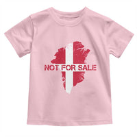 Denmark Stand With Greenland Not For Sale Toddler T Shirt Danish Flag Unity Support Protest