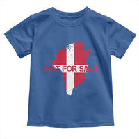 Denmark Stand With Greenland Not For Sale Toddler T Shirt Danish Flag Unity Support Protest