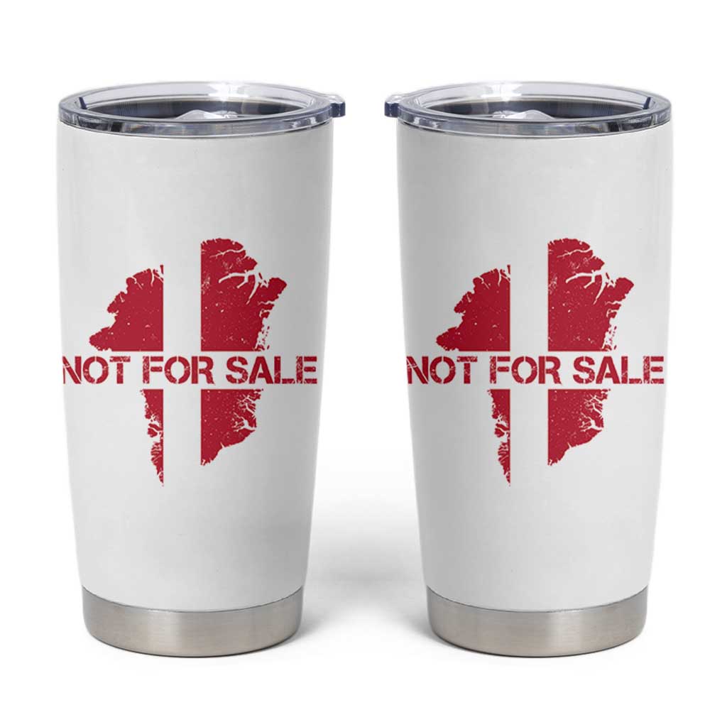Denmark Stand With Greenland Not For Sale Tumbler Cup Danish Flag Unity Support Protest