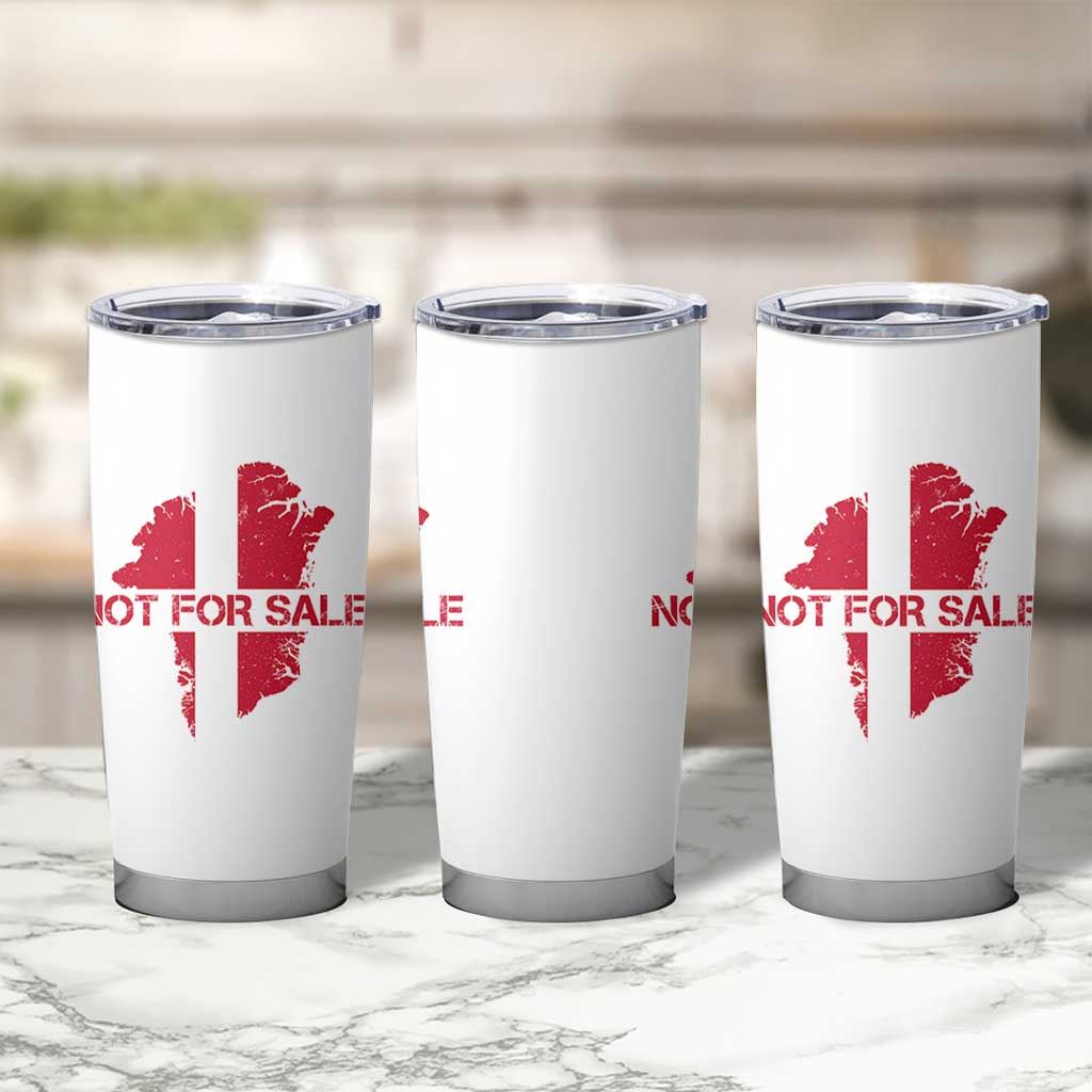 Denmark Stand With Greenland Not For Sale Tumbler Cup Danish Flag Unity Support Protest