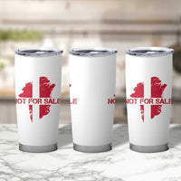 Denmark Stand With Greenland Not For Sale Tumbler Cup Danish Flag Unity Support Protest