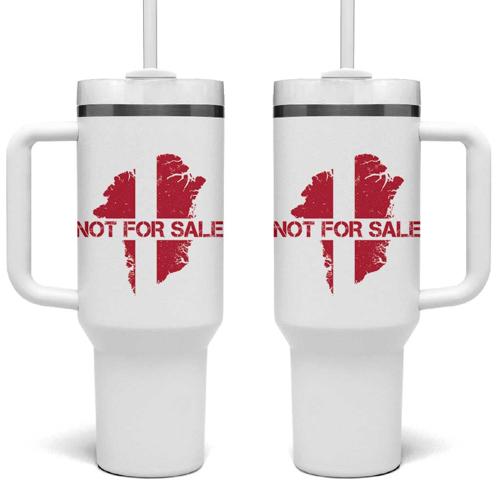 Denmark Stand With Greenland Not For Sale Tumbler With Handle Danish Flag Unity Support Protest