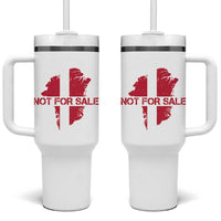 Denmark Stand With Greenland Not For Sale Tumbler With Handle Danish Flag Unity Support Protest