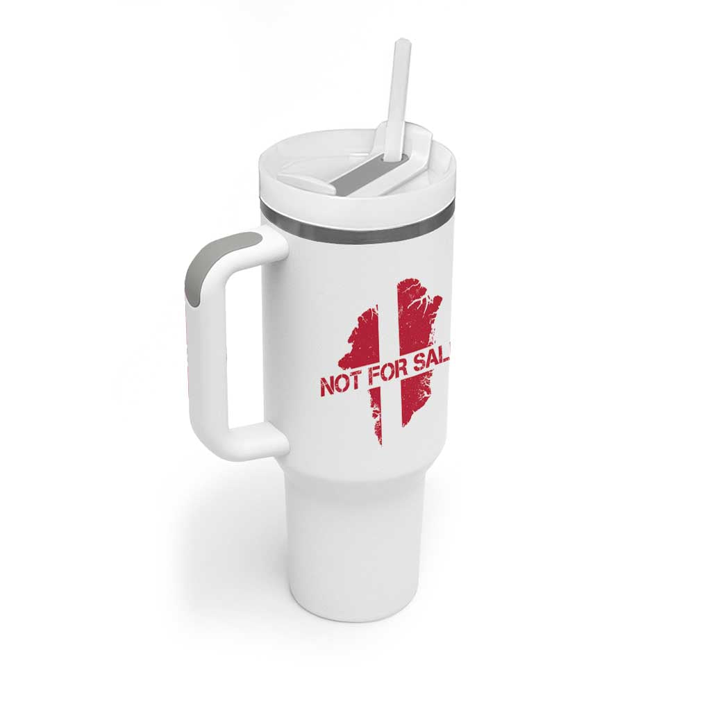 Denmark Stand With Greenland Not For Sale Tumbler With Handle Danish Flag Unity Support Protest