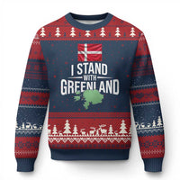I Stand With The People of Iran Ugly Christmas Sweater Iranian Revolution Freedom Supporter