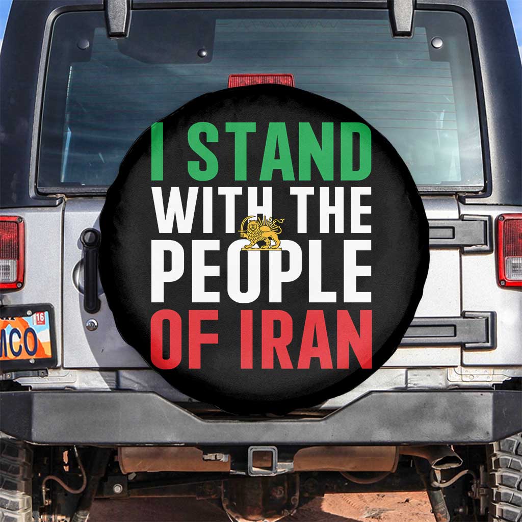 I Stand With The People of Iran Spare Tire Cover Iranian Revolution Freedom Supporter
