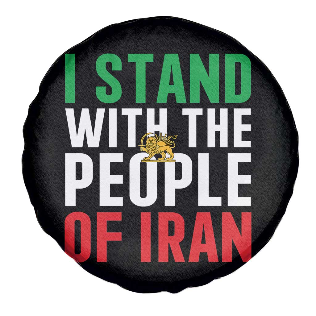 I Stand With The People of Iran Spare Tire Cover Iranian Revolution Freedom Supporter