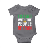 Denmark I Stand With Greenland Baby Onesie Danish Flag and Map Unity Support Protest