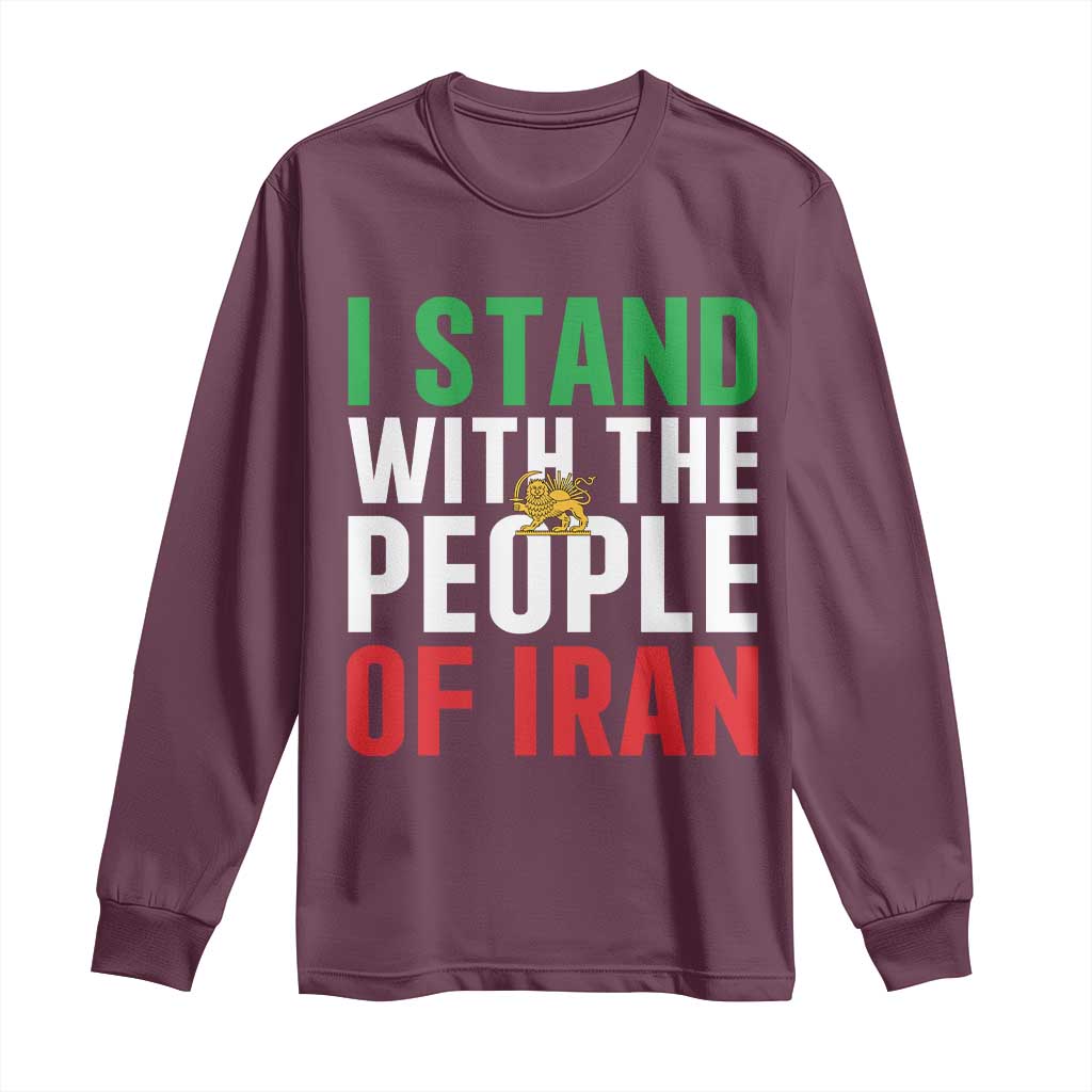 Denmark I Stand With Greenland Long Sleeve Shirt Danish Flag and Map Unity Support Protest