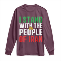 Denmark I Stand With Greenland Long Sleeve Shirt Danish Flag and Map Unity Support Protest