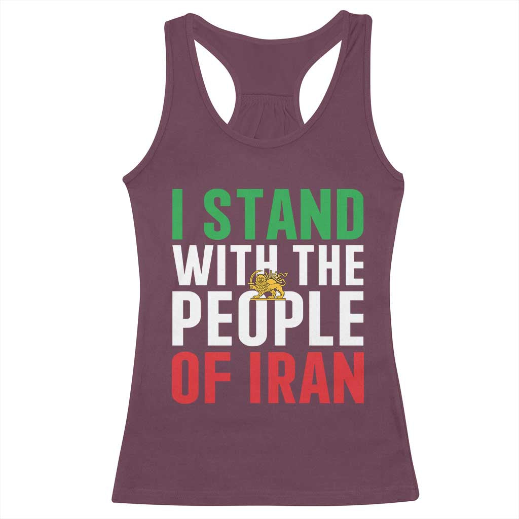 Denmark I Stand With Greenland Racerback Tank Top Danish Flag and Map Unity Support Protest