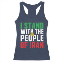 Denmark I Stand With Greenland Racerback Tank Top Danish Flag and Map Unity Support Protest