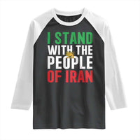 Denmark I Stand With Greenland Raglan Shirt Danish Flag and Map Unity Support Protest