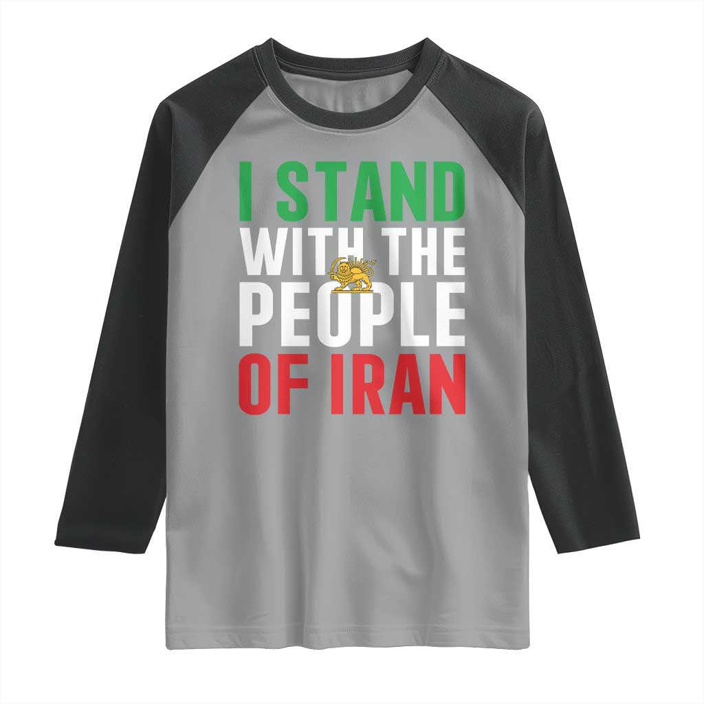 Denmark I Stand With Greenland Raglan Shirt Danish Flag and Map Unity Support Protest