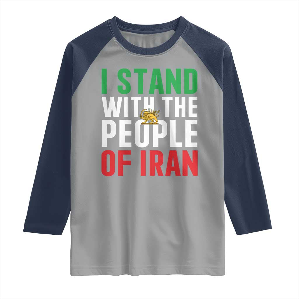 Denmark I Stand With Greenland Raglan Shirt Danish Flag and Map Unity Support Protest