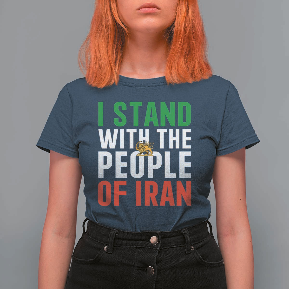 Denmark I Stand With Greenland T Shirt For Women Danish Flag and Map Unity Support Protest