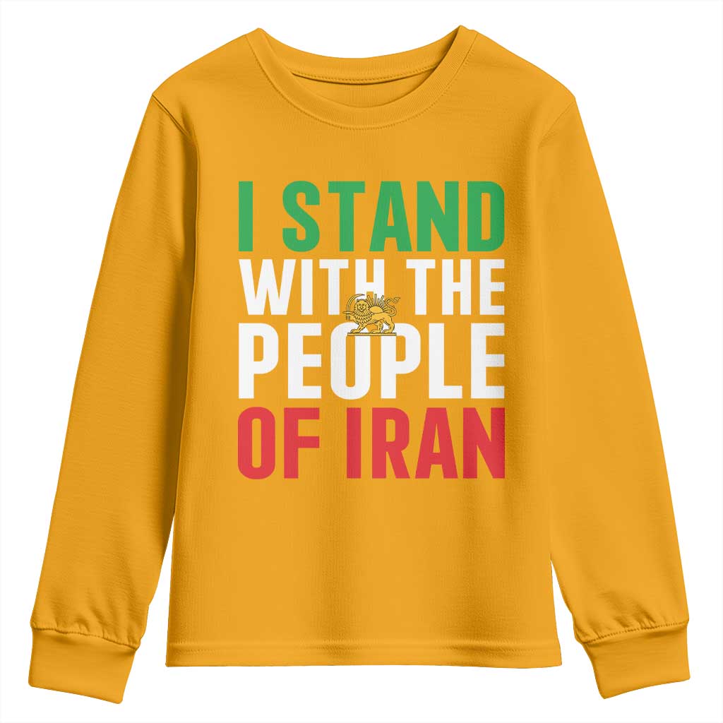 Denmark I Stand With Greenland Youth Sweatshirt Danish Flag and Map Unity Support Protest