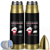 Greenland Arctic Circle Bullet Tumbler Map Compass and Polar Bear Adventure