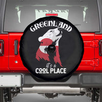 Polar Bear Greenland Flag Graphic Spare Tire Cover It's a Cool Place Arctic Circle