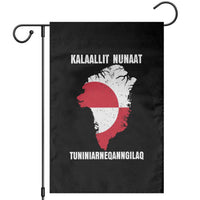 Kalaallit Nunaat Tuniniagaanngilaq Greenlandic Garden Flag Greenland Is Not For Sale Patriotic Grunge Flag