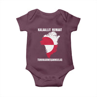 Kalaallit Nunaat Tuniniagaanngilaq Greenlandic Baby Onesie Greenland Is Not For Sale Patriotic Grunge Flag