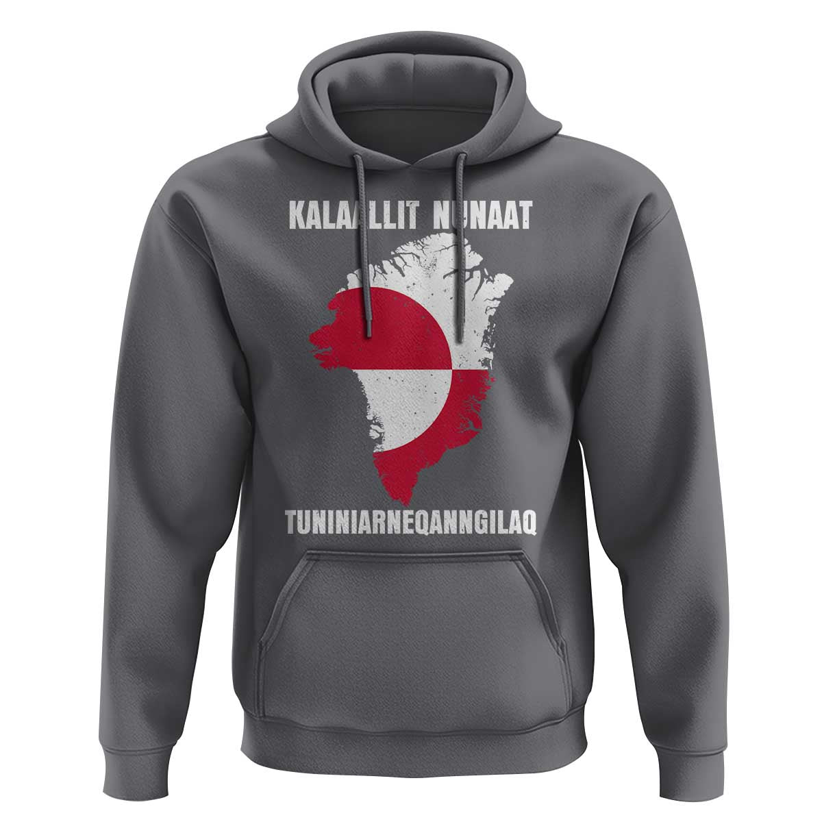 Kalaallit Nunaat Tuniniagaanngilaq Greenlandic Hoodie Greenland Is Not For Sale Patriotic Grunge Flag