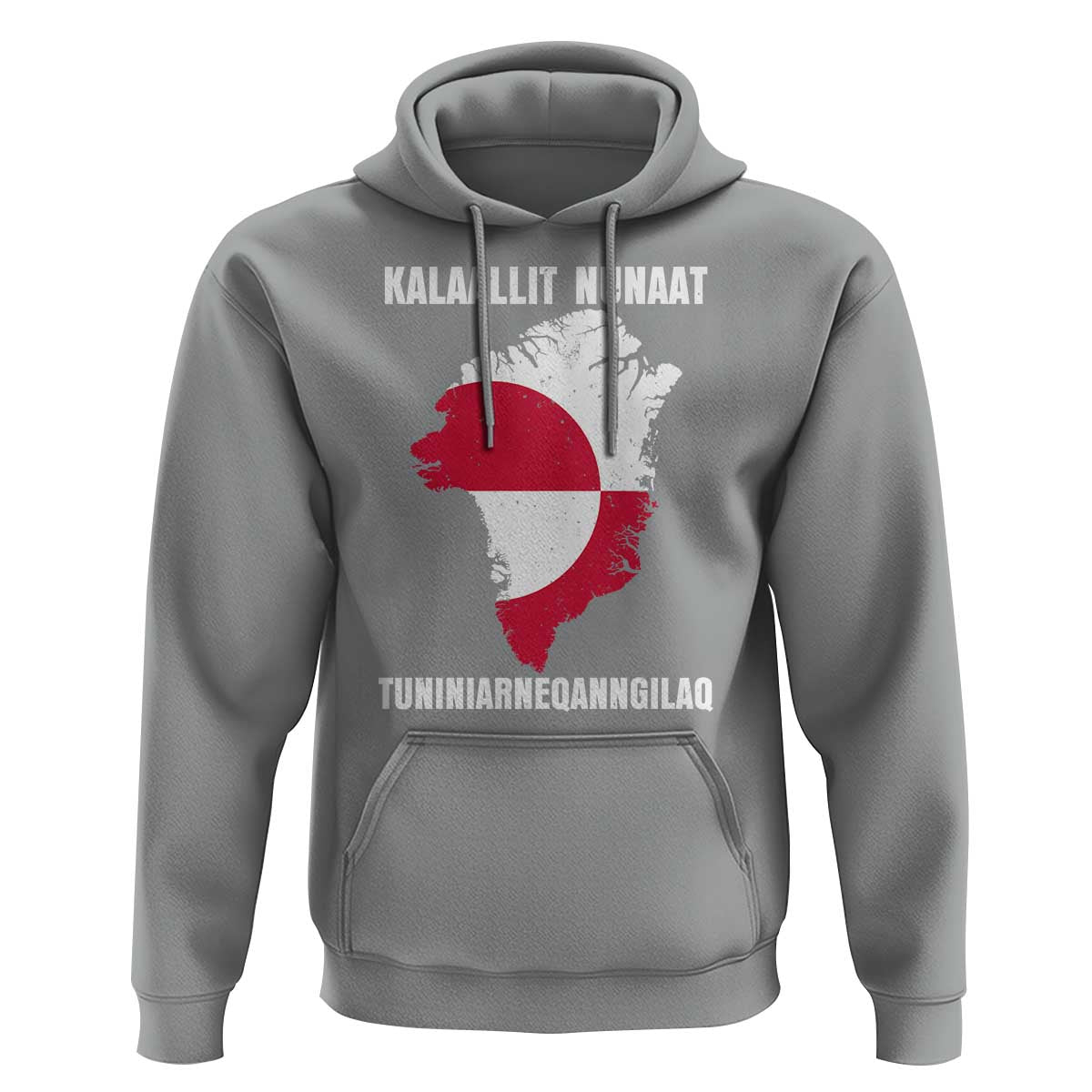 Kalaallit Nunaat Tuniniagaanngilaq Greenlandic Hoodie Greenland Is Not For Sale Patriotic Grunge Flag