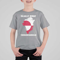 Kalaallit Nunaat Tuniniagaanngilaq Greenlandic T Shirt For Kid Greenland Is Not For Sale Patriotic Grunge Flag