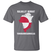 Kalaallit Nunaat Tuniniagaanngilaq Greenlandic T Shirt Greenland Is Not For Sale Patriotic Grunge Flag