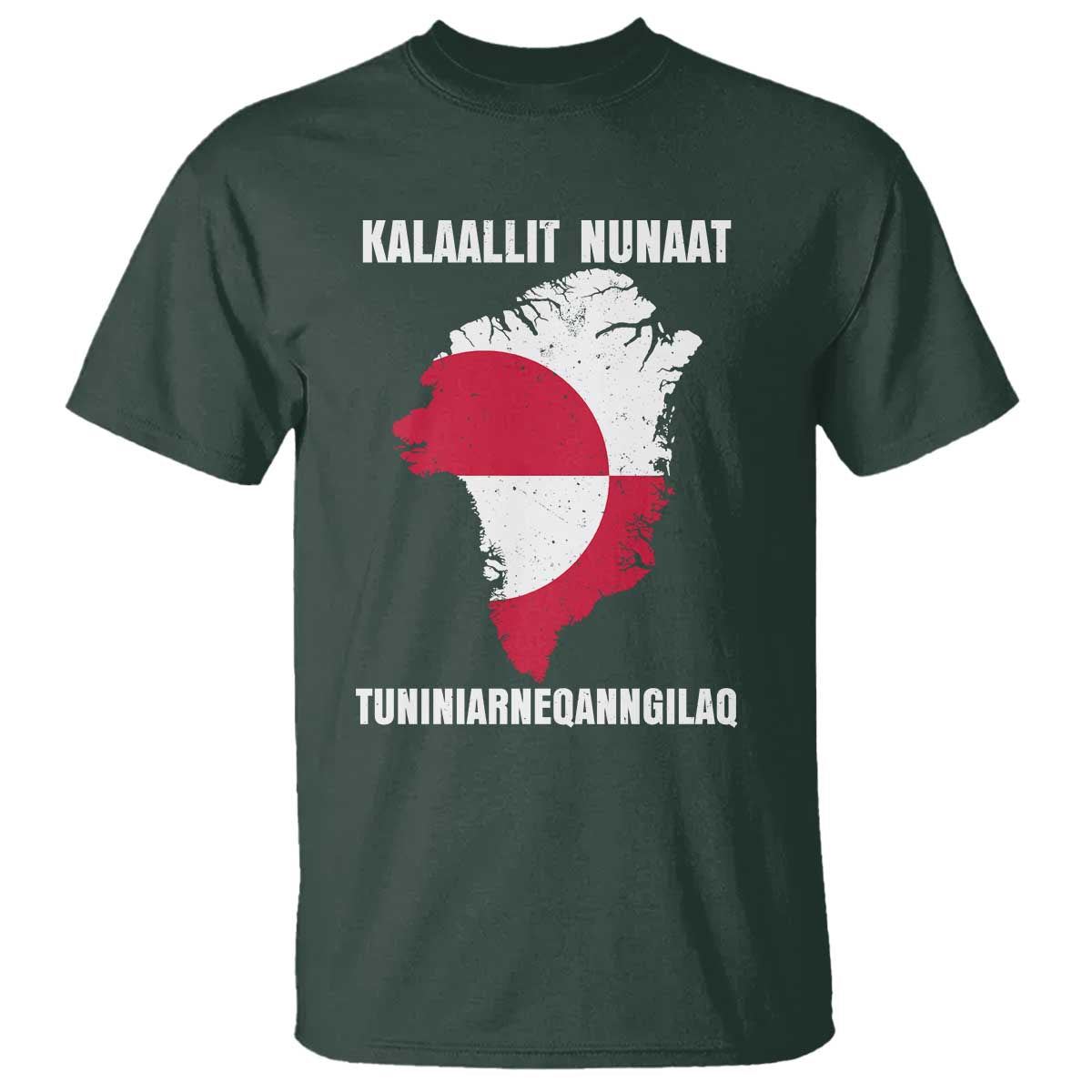 Kalaallit Nunaat Tuniniagaanngilaq Greenlandic T Shirt Greenland Is Not For Sale Patriotic Grunge Flag