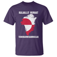 Kalaallit Nunaat Tuniniagaanngilaq Greenlandic T Shirt Greenland Is Not For Sale Patriotic Grunge Flag