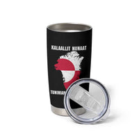 Kalaallit Nunaat Tuniniagaanngilaq Greenlandic Tumbler Cup Greenland Is Not For Sale Patriotic Grunge Flag
