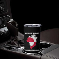 Kalaallit Nunaat Tuniniagaanngilaq Greenlandic Tumbler Cup Greenland Is Not For Sale Patriotic Grunge Flag