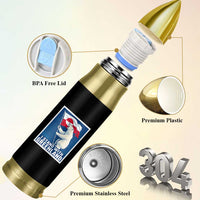 I Stand With Greenland Polar Bear Resist Bullet Tumbler Vintage Patriotic Propaganda Sovereignty Protest