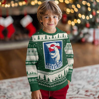 I Stand With Greenland Polar Bear Resist Ugly Christmas Sweater Vintage Patriotic Propaganda Sovereignty Protest