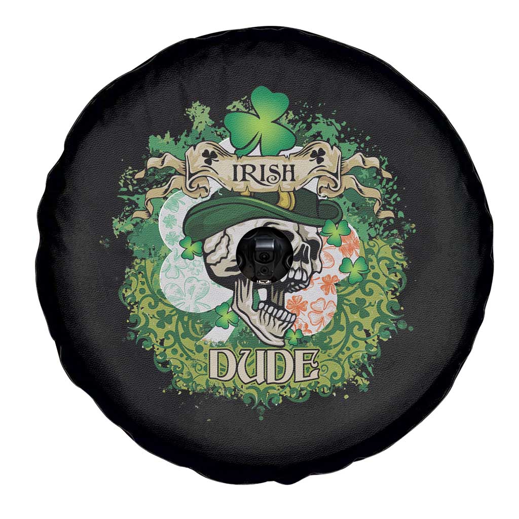 Irish Skull Spare Tire Cover Irish Dude Sugar Skull St Patricks Day Leprechaun