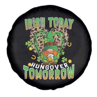 Funny St Patricks Day Drinking Spare Tire Cover Irish Today Hungover Tomorrow Beer Lover Gnome
