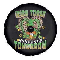 Funny St Patricks Day Drinking Spare Tire Cover Irish Today Hungover Tomorrow Beer Lover Gnome