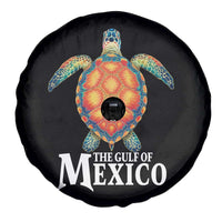 The Gulf Of Mexico Spare Tire Cover Sea Turtle Graphic Forever Never Forget