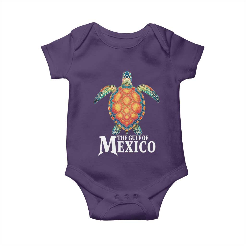 The Gulf Of Mexico Baby Onesie Sea Turtle Graphic Forever Never Forget