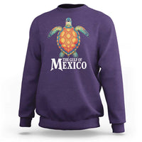 The Gulf Of Mexico Sweatshirt Sea Turtle Graphic Forever Never Forget