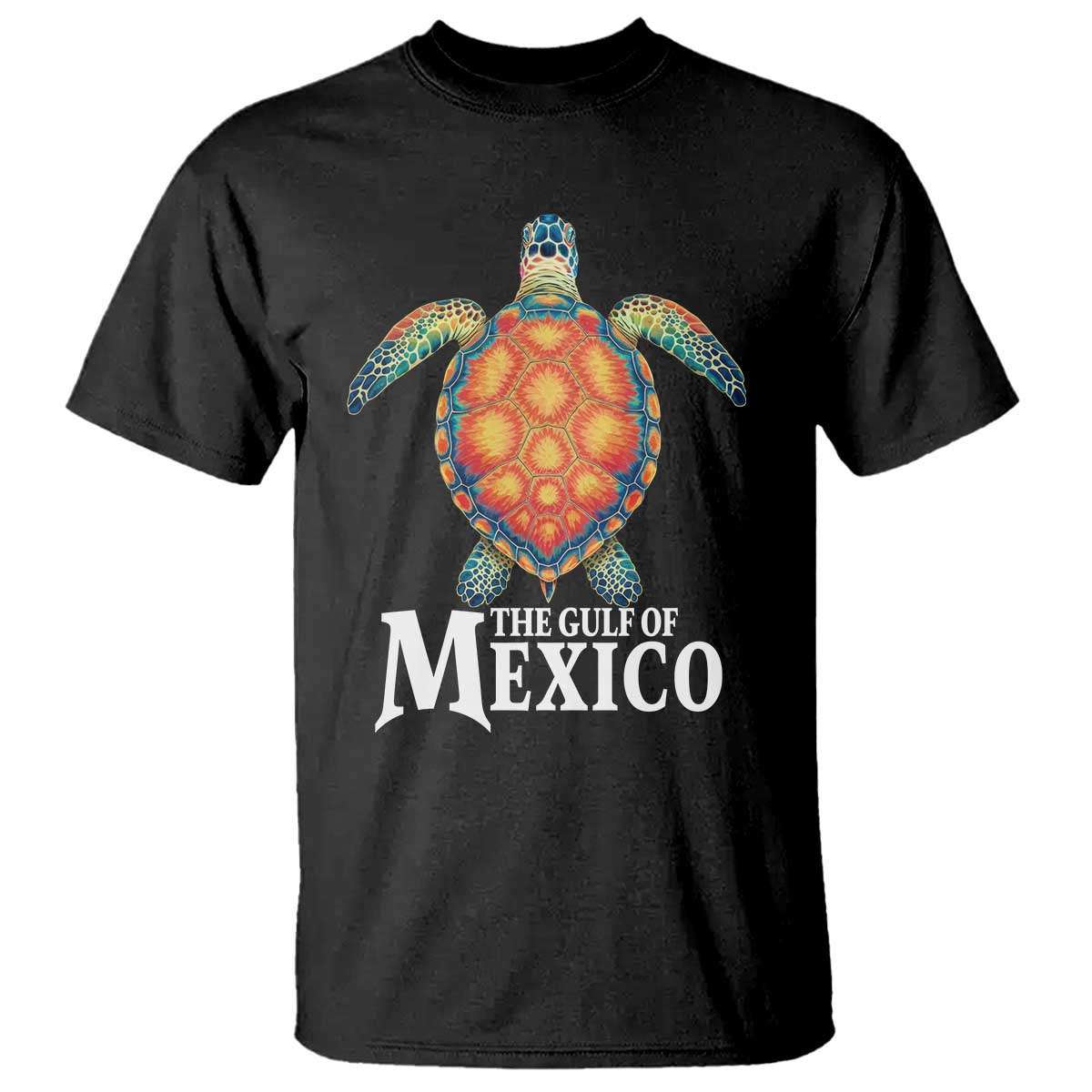 The Gulf Of Mexico T Shirt Sea Turtle Graphic Forever Never Forget