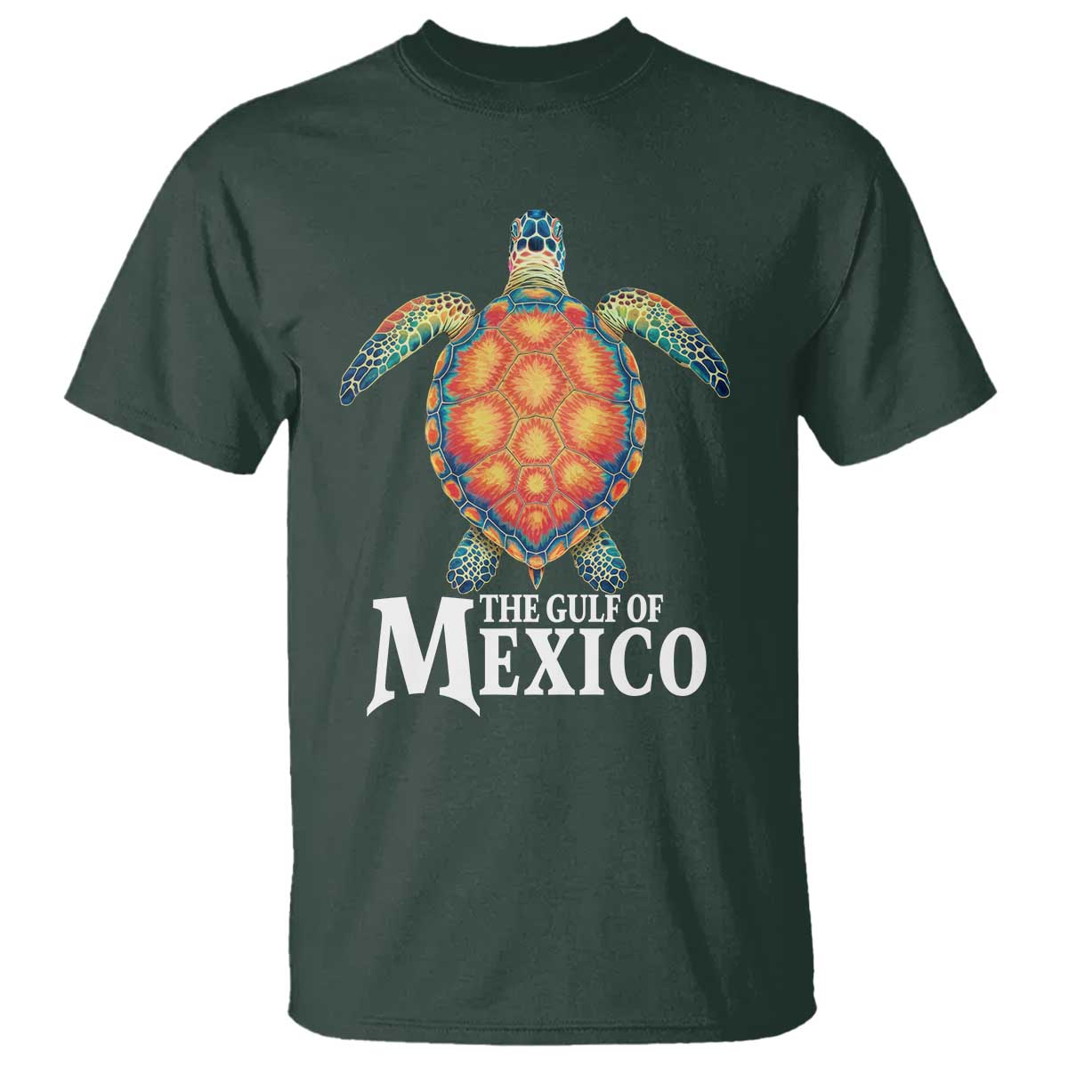 The Gulf Of Mexico T Shirt Sea Turtle Graphic Forever Never Forget
