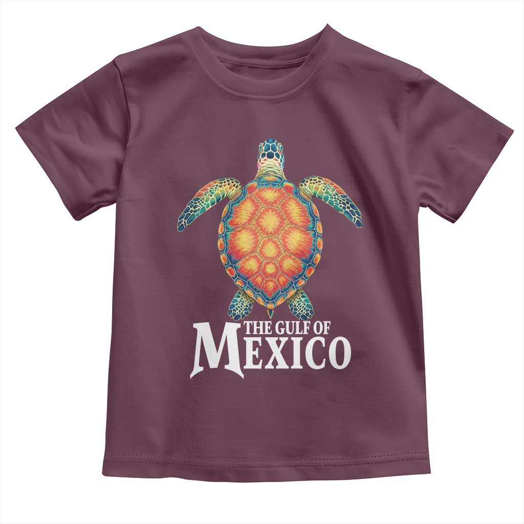 The Gulf Of Mexico Toddler T Shirt Sea Turtle Graphic Forever Never Forget