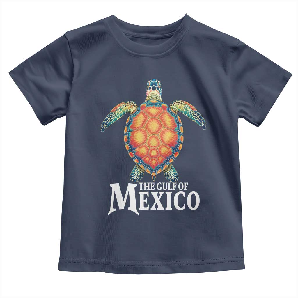 The Gulf Of Mexico Toddler T Shirt Sea Turtle Graphic Forever Never Forget