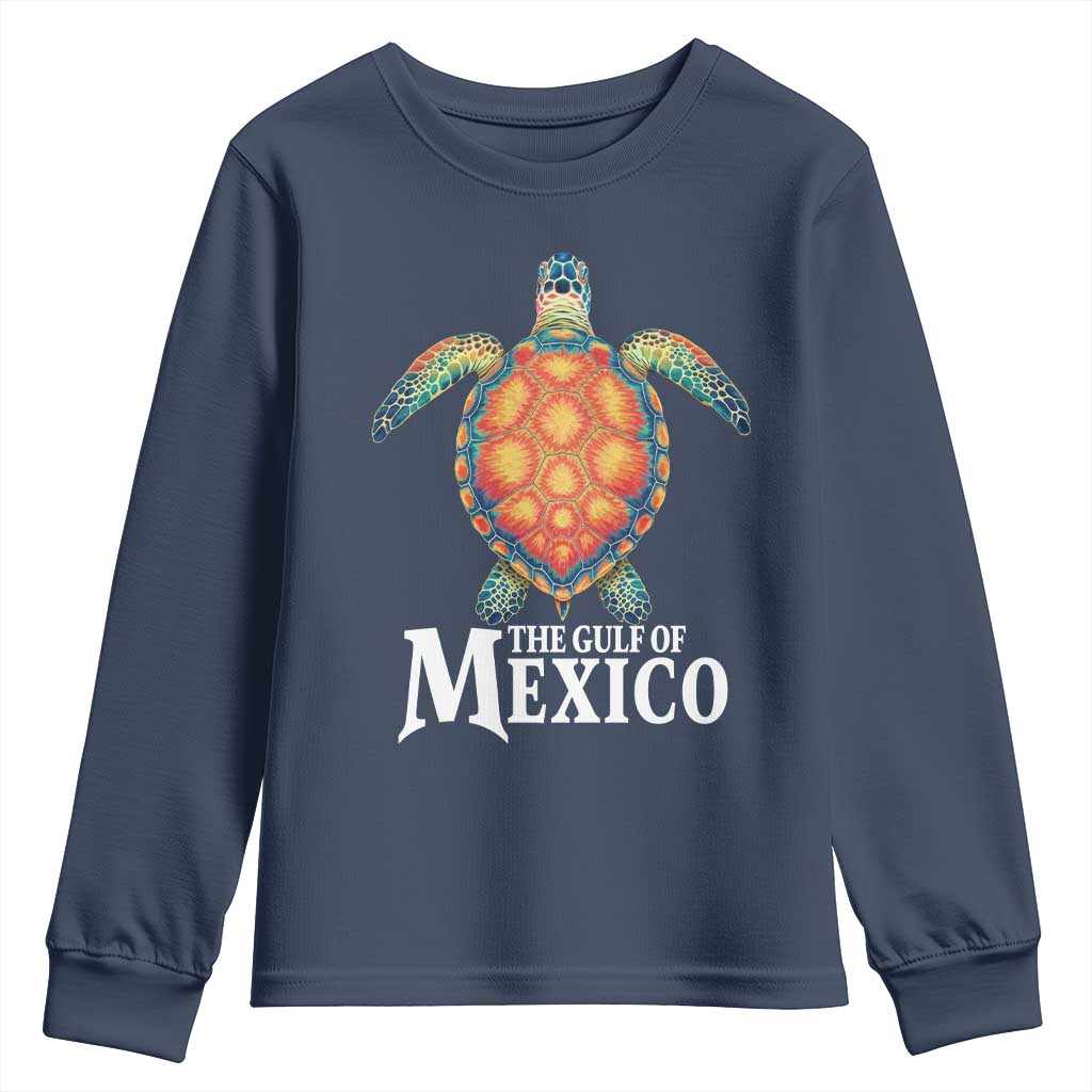 The Gulf Of Mexico Youth Sweatshirt Sea Turtle Graphic Forever Never Forget