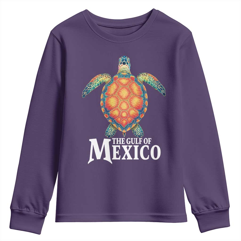 The Gulf Of Mexico Youth Sweatshirt Sea Turtle Graphic Forever Never Forget