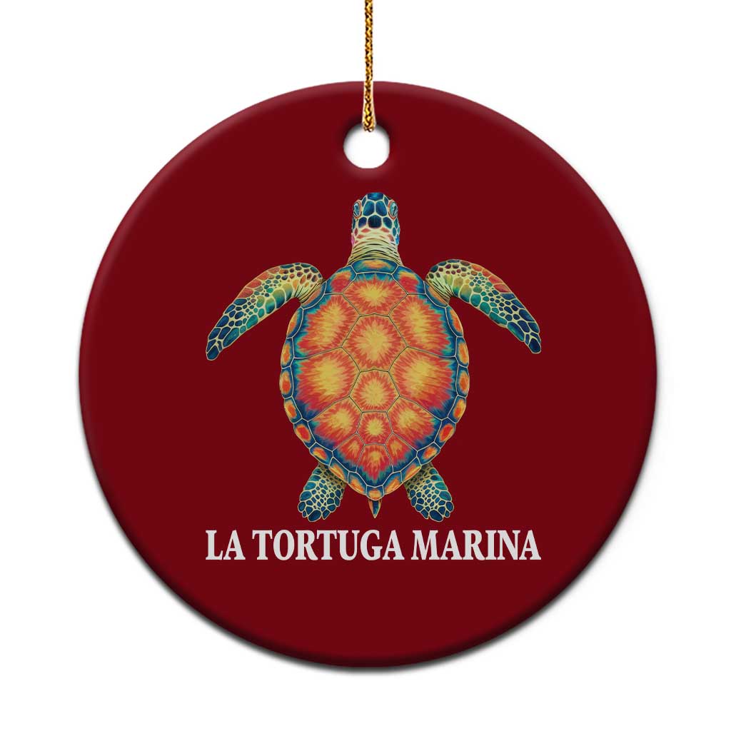 La Tortuga Marina Ceramic Ornament Sea Turtle Gulf Of Mexico Forever - Wonder Print Shop